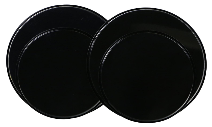 Reston Lloyd Electric Stove Burner Covers, Set of 4, Black
