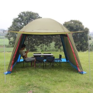 New arrival high quality 5-8 person 4 corner garden ultralarge beach gazebo pergola fishing family park outdoor camping tent